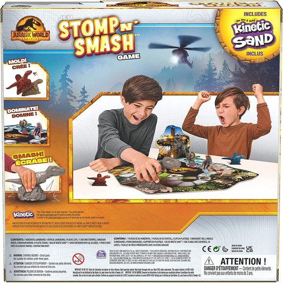 Jurassic World Dominion Stomp N’ Smash Board Family Game Ages 5+ - Picture 3 of 9